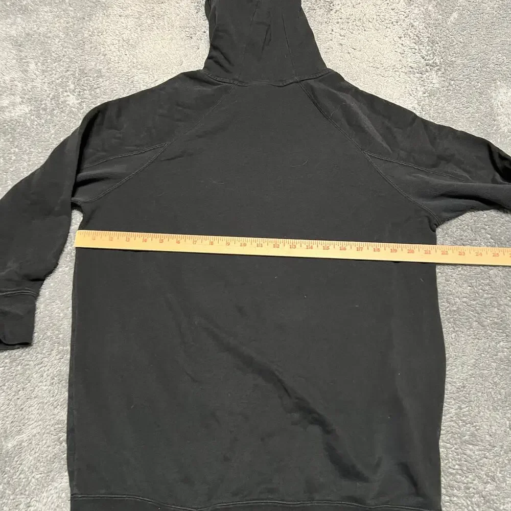 Nike Rally Sportswear Hoodie Womens XS Black Funnel Neck Fleece Oversized Long